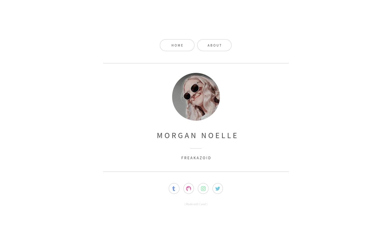 Carrd profile picture for @morgan
